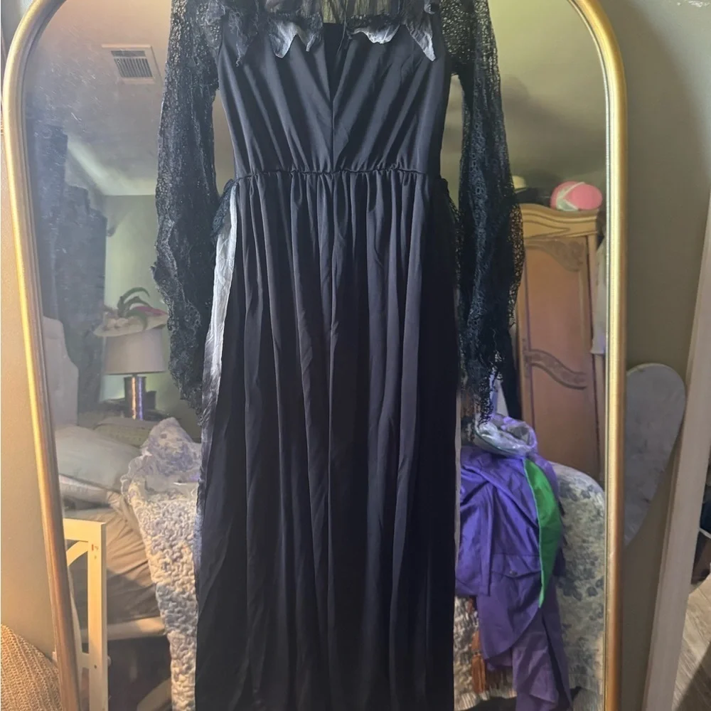 Mystical Black dark Bride  Kids Halloween Costume